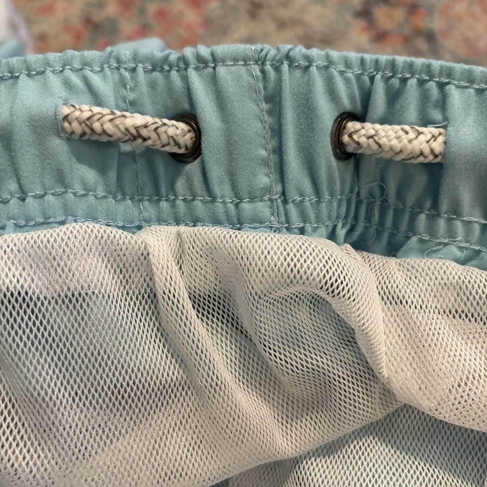 The Endless Summer Mens‎ SmallShorts Swim Light Blue Lined